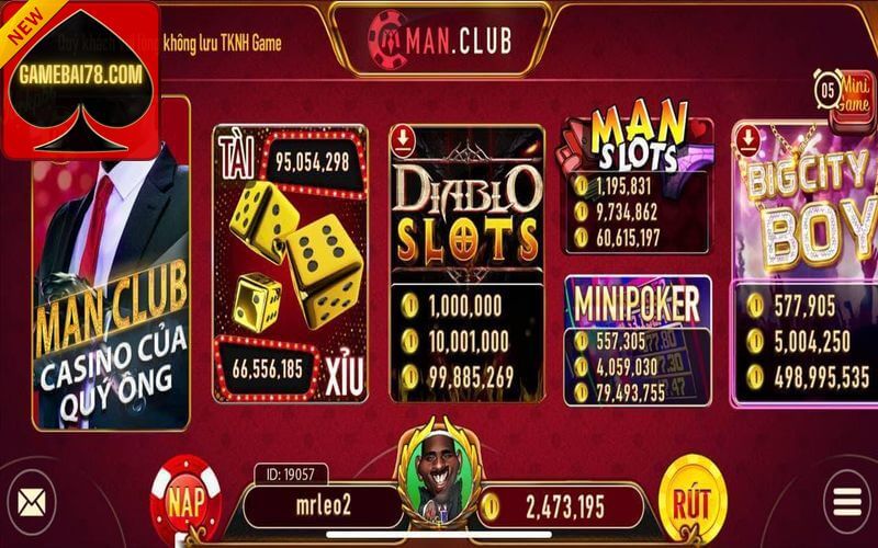 So Sánh Man Club Và 789 Club Về Giao Diện Website