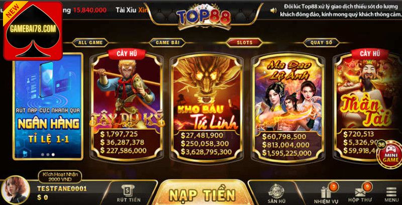 So sánh Thapthanh với Top88 - cổng game đáng chơi nhất mọi thời đại