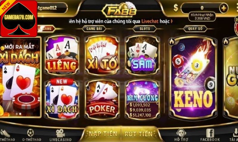 Cổng game Fa88 Club