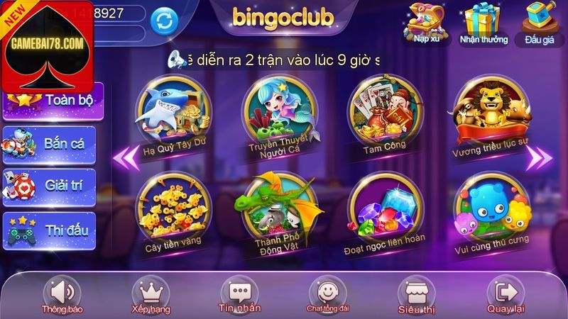 Nhà Cái Bingo Club Sở Hữu Thiết Kế Đồ Họa Đẹp Mắt