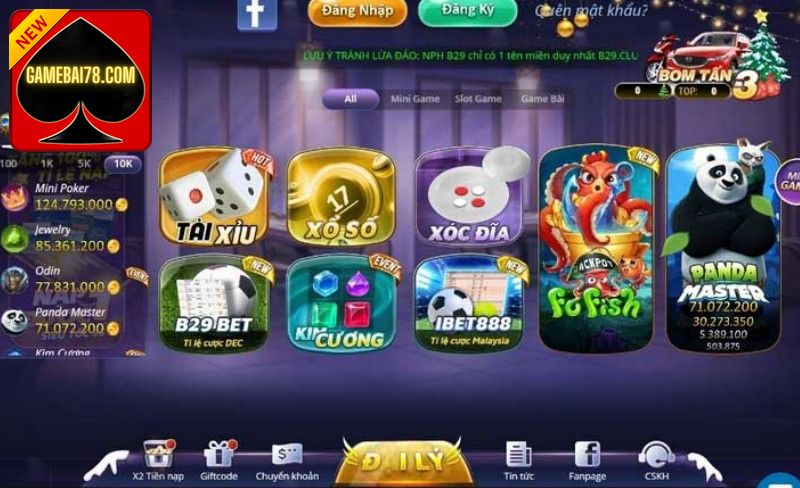 B24 mang đến nhiều trò chơi hấp dẫn cho các game thủ