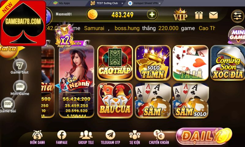 Cùng khai thác thông tin về cổng game Huvang Club được ưa chuộng nhất