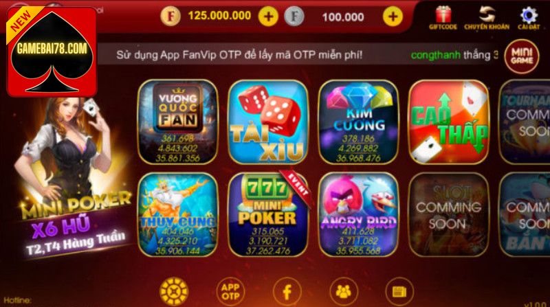 Fanvip club cổng game trò chơi dân gian hấp dẫn