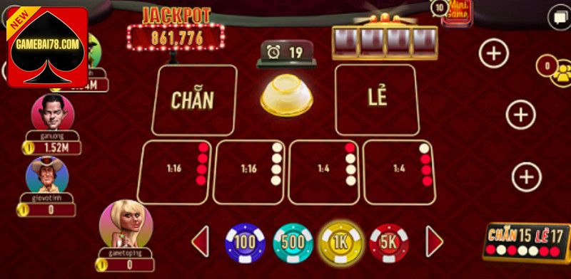 Game xóc đĩa tại Manvip Club