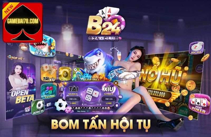 Giao diện đẹp mắt tại B24 Club