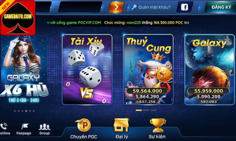 Khái quát thông tin về cổng game PocVip