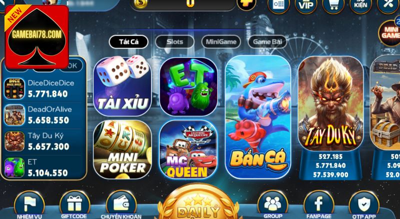 Khám phá kho game tại Bino79 Club