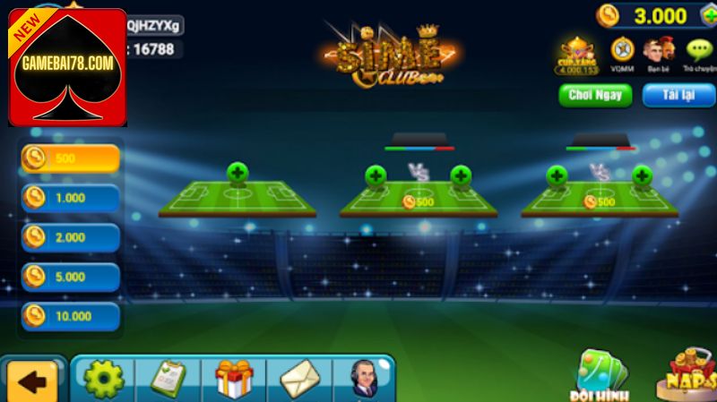 Kho game của Sime-club cực kỳ khủng