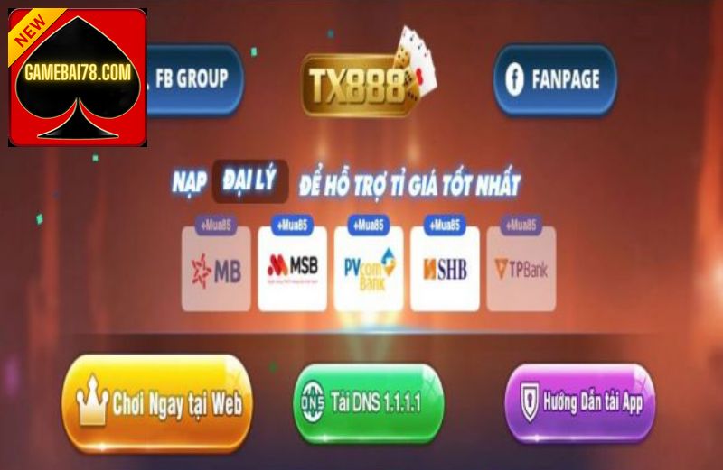 Tải app và cùng nhau trải nghiệm game bài của tx888 ngay nào