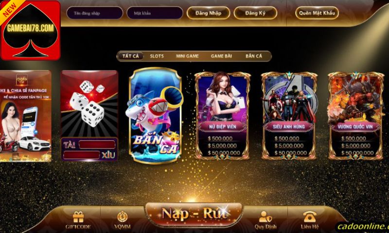 Tổng hợp những điểm nổi bật nhất chỉ có tại cổng game GV99