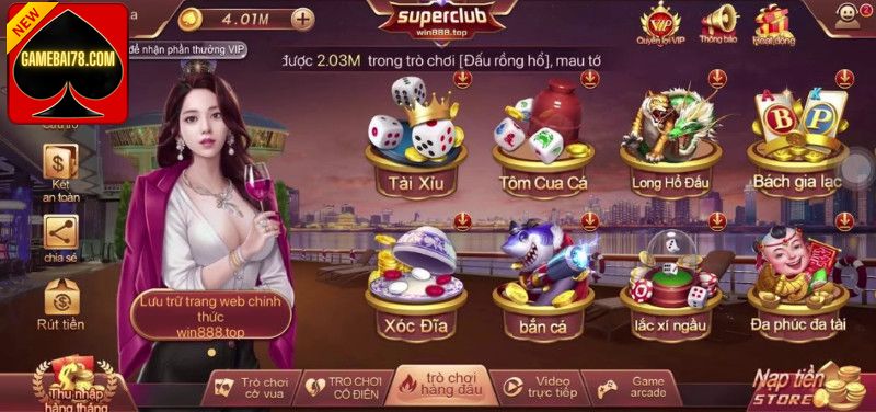 Win888 sở hữu Kho Game Đa Dạng Các Thể Loại