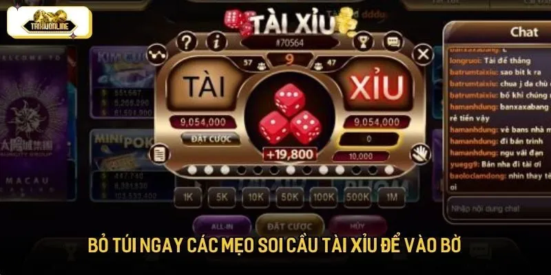 Bỏ túi ngay các mẹo soi cầu tài xỉu để vào bờ Bỏ túi ngay các mẹo soi cầu tài xỉu để vào bờ